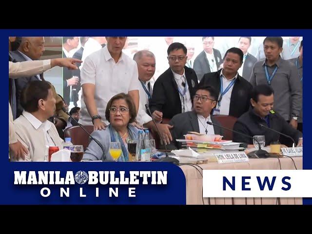 Duterte, Trillanes engaged in a heated exchange at quad-comm hearing