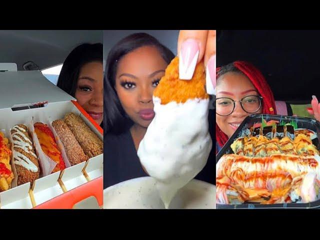 TIKTOK MUKBANG COMPILATION 20 | HOT DOGS, SUSHI ETC