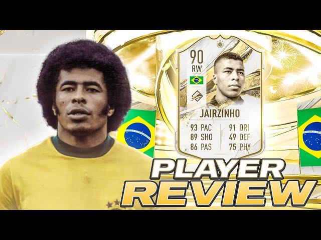 SHEESH!! 90 MID ICON JAIRZINHO PLAYER REVIEW - FIFA 23 ULTIMATE TEAM