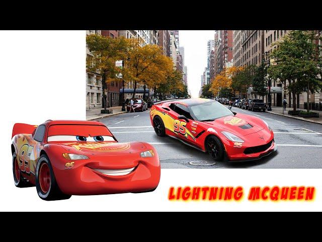 Cars 3 characters in real life! Cartoon Heroes Cars in real life