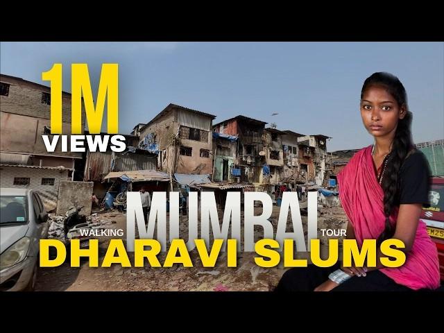 World's Largest Slums: Dharavi Mumbai India | Walking Tour