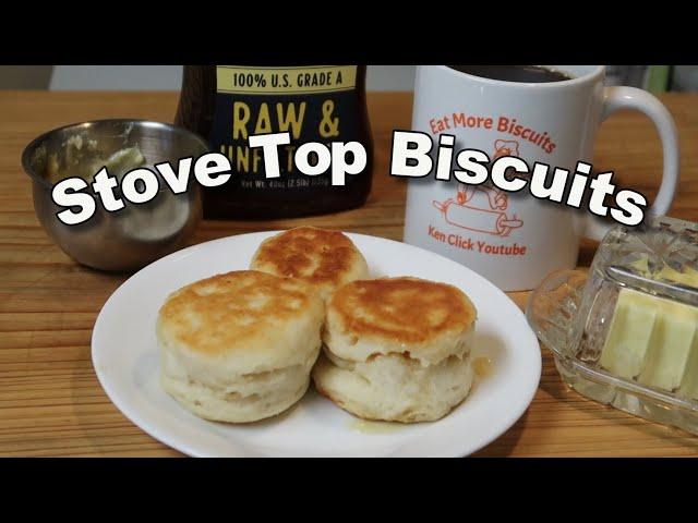 Flaky Stove Top Biscuits For Two