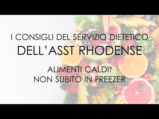 Alimenti Caldi? Non subito in Freezer