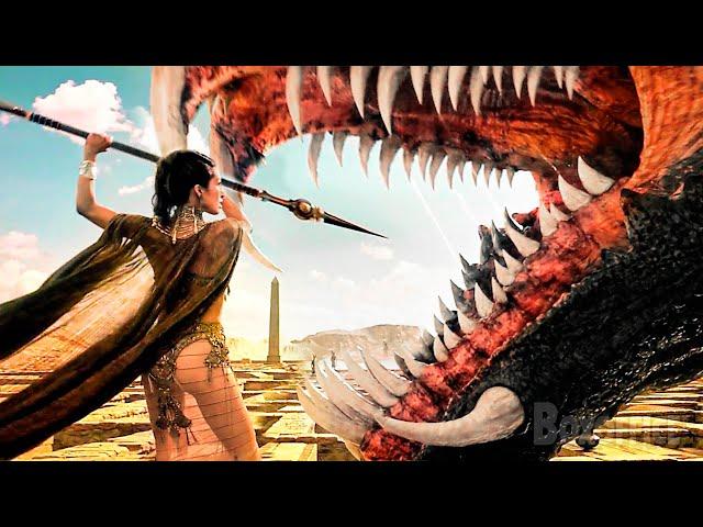 Godess of love VS Giants Snakes | Gods of Egypt | CLIP