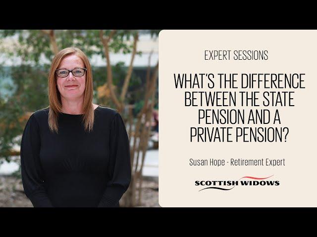 What's the difference between the State Pension and a private pension?