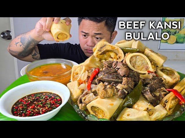 BEEF KANSI BULALO | ILONGGO DISH | MUKBANG PHILIPPINES | TOL BULOY MUKBANG