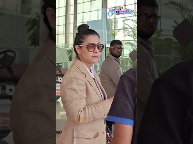 Family Escapade! Kajol Devgan Spotted With Her Kids At Mumbai Airport | Bollywood | #shorts | N18S