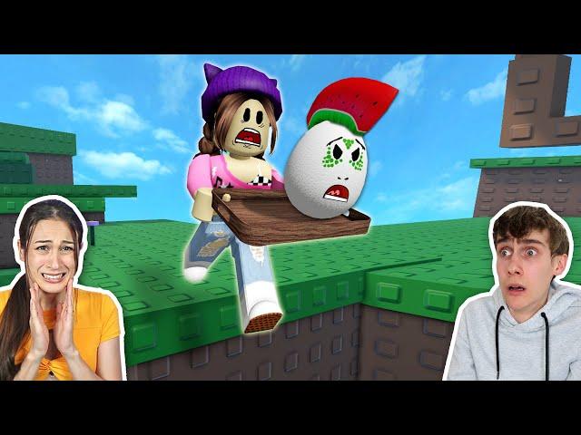 LAAT HET EI NIET VALLEN met DUTCHTUBER (Carry An Egg) - Roblox || Fan Friday