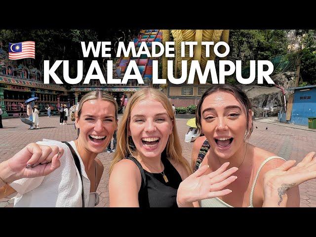 We made it to KUALA LUMPUR, First time in in Malaysia, China Town & Butu Cave 