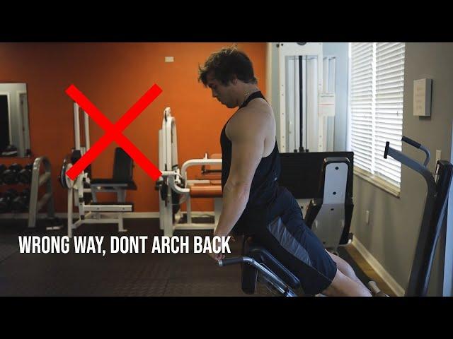 How to: Roman Chair for GLUTES not lower back (#7)
