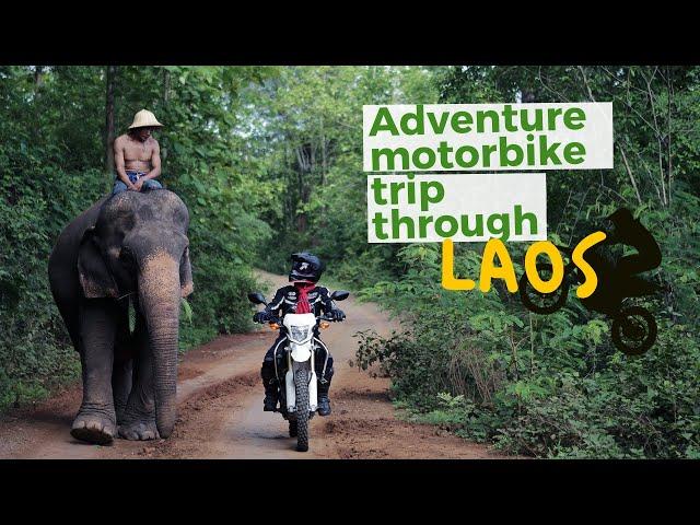 Adventure motorbike trip through Laos: Offroading the REAL Ho Chi Minh Trails.