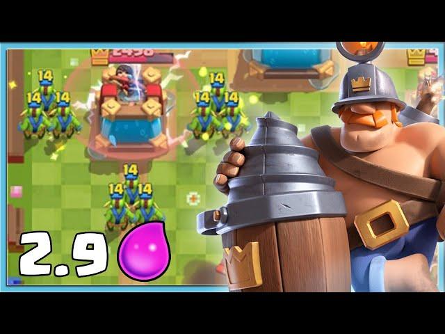  NEW OP SPELL BAIT WITH MIGHTY MINER / Clash Royale