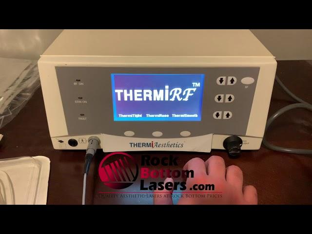 2015 Thermi Aesthetics ThermiRF with ThermiSmooth Face Handpiece Laser For Sale