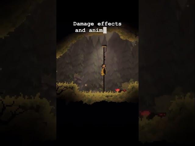 New DAMAGE Effects in my Indie Game#devlog #metroidvania #unity