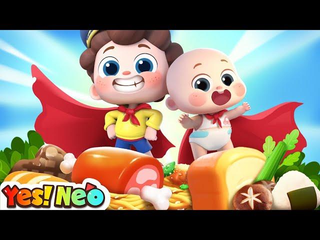 I Love Fruits and Veggies | Yummy Food Machine | Good Habit | Nursery Rhymes & Kids Songs | Yes! Neo