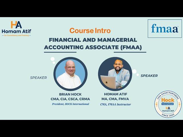 FMAA Course Intro- with Mr. Brian Hock