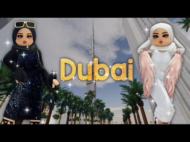 Dubai Vlog 2024  w/ Voice, Roblox Vlog, Burj Khalifa, ️ Shopping, Girls Event, Spa ‍️