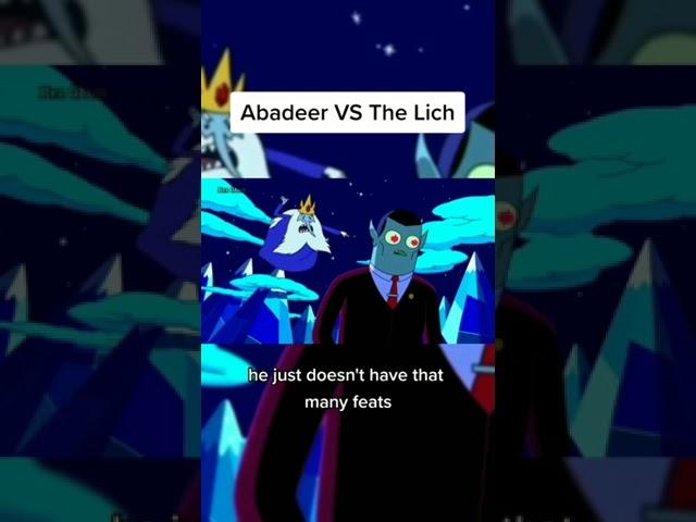 The Lich VS Hunson Abadeer