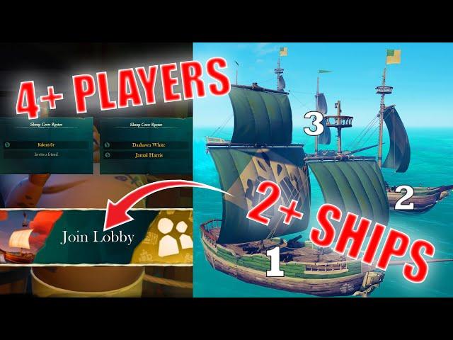 How to Play With MORE Than 4 People In Sea Of Thieves