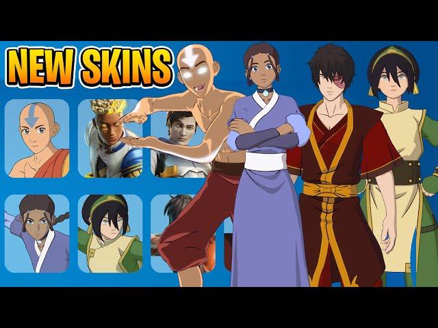 *NEW* Avatar Fortnite Update (Aang, Zuko, Toph, Katara)