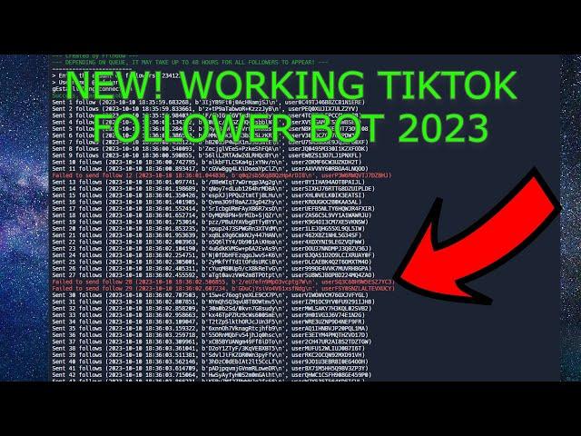 NEW *WORKING* TIKTOK FOLLOWER BOT | 2023