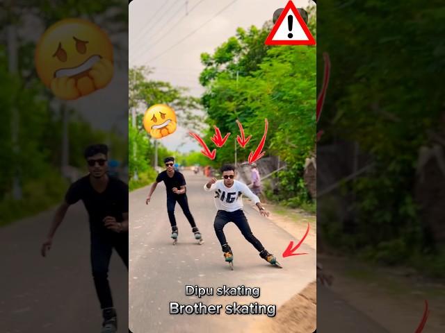 speed hack ￼brother skating #brotherskating #skating #skater #dosti #rollerskating #vairal #road