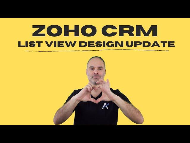 Zoho CRM List View Design Updates