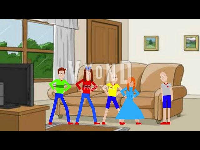 Classic Caillou Gets Grounded Bloopers