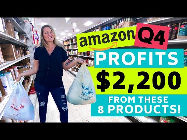 Amazon FBA Q4 Profits: $2,200 From Eight Products with Retail Arbitrage