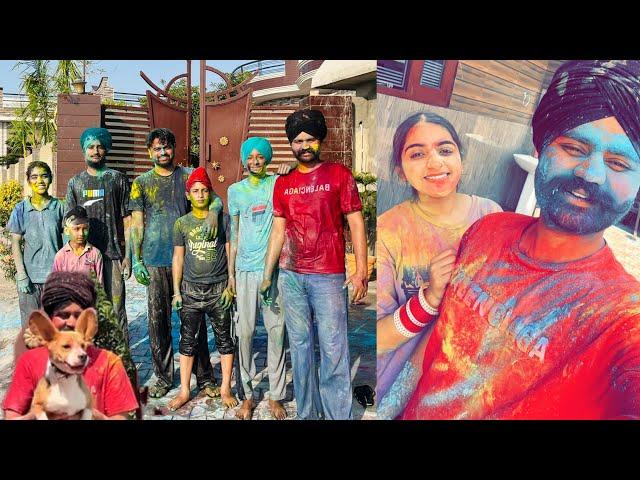 Harman Di Pehli Holi | Anmol Bhullar | Vlog