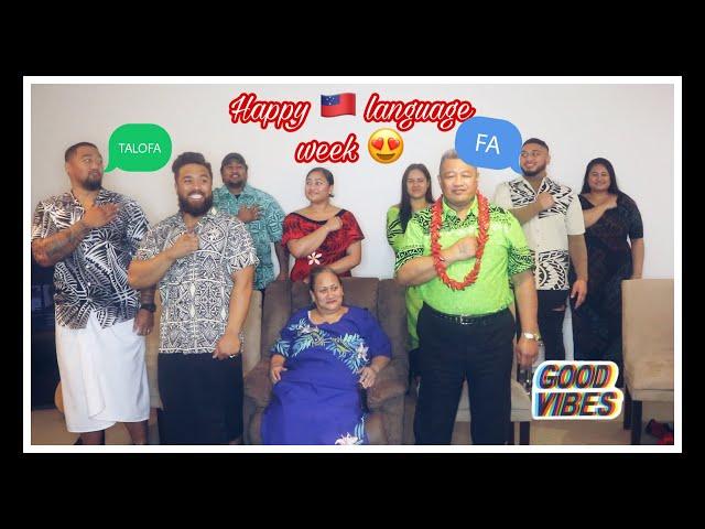 FUNNIEST SAMOAN  LANGUAGE WEEK WITH THE FAMILY 