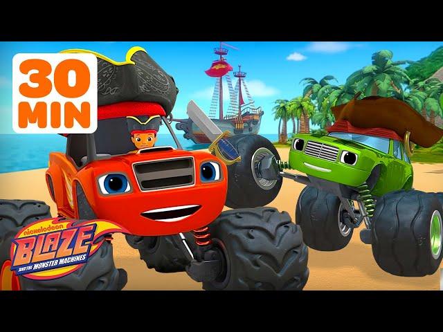 Blaze's RARE Scenes & Games Compilation! | 30 Minutes | Blaze and the Monster Machines