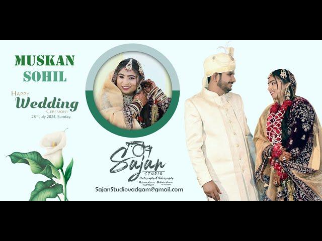 WEDDING HIGHLIGHT || 2024  ||  Muskan & Sohel || SAJAN STUDIO || VADGAM