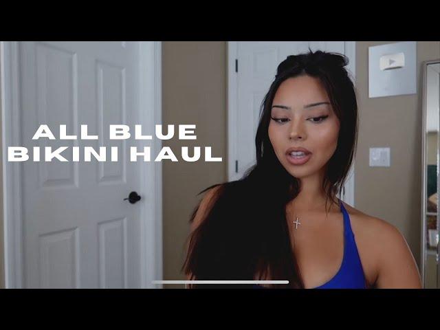 ALL BLUE SWIM HAUL | TIANA MUSARRA