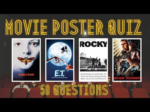 Guess the Movie From the Poster (Hard) - Test Your Film Knowledge (50 Questions)