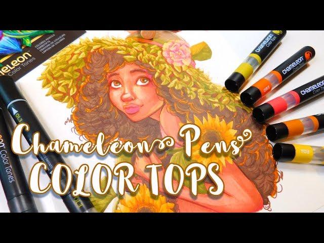 CHAMELEON PEN COLOR TOPS - Marker Review + Demo! - MissKerrieJ -