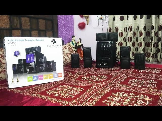 Audio test cum informational video of Zebronics 5.1 sultan multimedia computer speaker