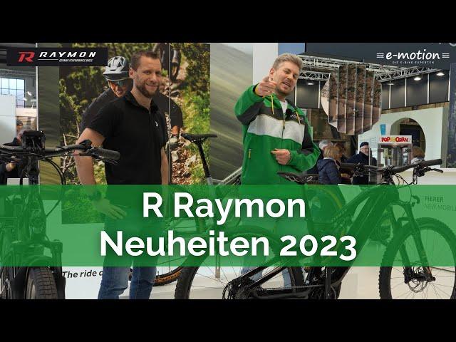 R Raymon e-Bike Neuheiten 2023  | AirRay 12.0, TrailRay 160E 11.0 TourRay E 8.0  