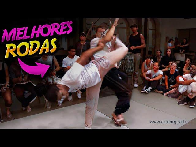  Os MELHORES Jogos na RODA de CAPOEIRA // Técnicas Movimentos Acrobacias Quedas 