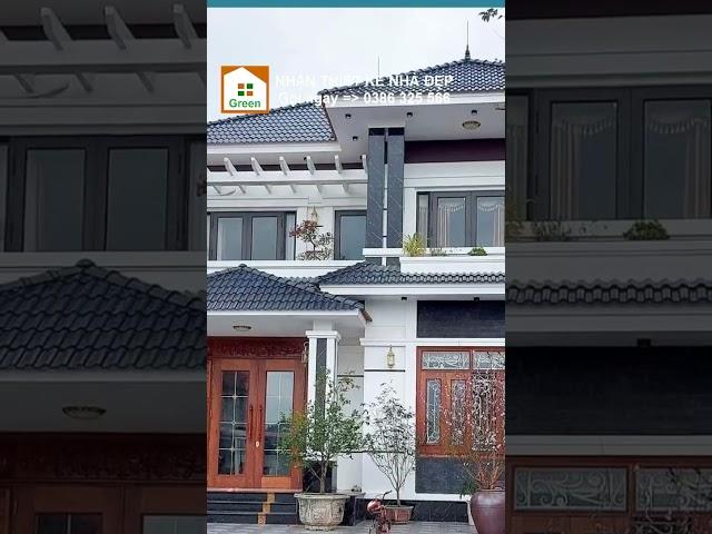Mẫu nhà 2 tầng đẹp 2024 |  Phạm Văn Tuân  Nhà Đẹp Green  #nhadep #nhadepgreen