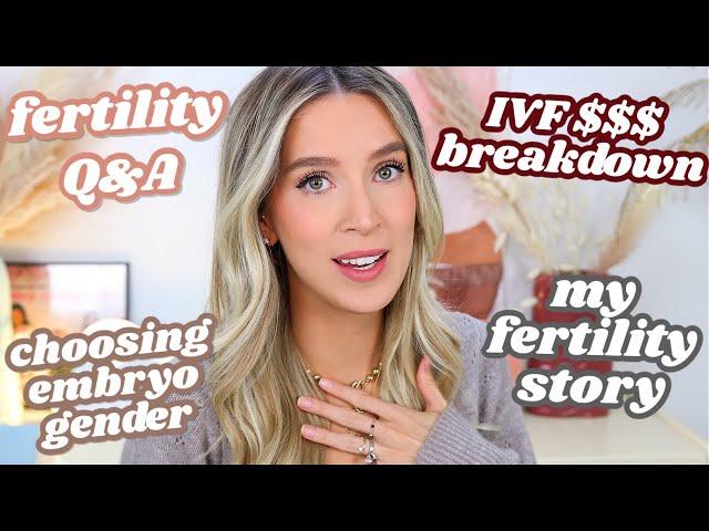 CHOOSING EMBRYO GENDER? IVF COST? FERTILITY Q&A | leighannsays