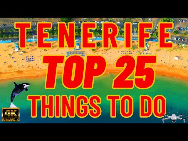 Tenerife 4K Drone - Best Beaches and Places To Visit - TOP 25 - Spain Canary Islands - January 2024