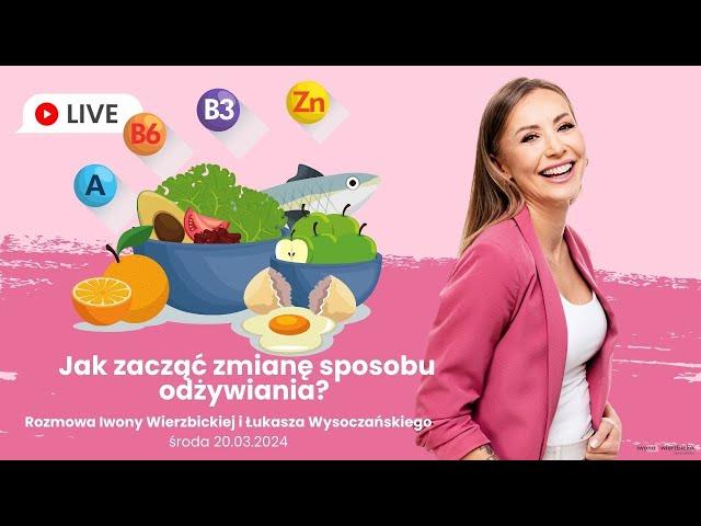 Jak zacząć zmianę sposobu odżywiania? | Iwona Wierzbicka LIVE