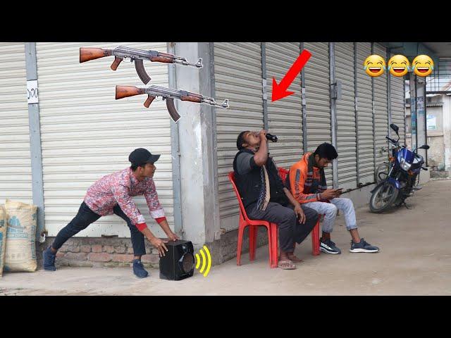 Fake Firing PRANK | Fake G-U-N shot PRANK on Public  Awesome Reaction|( Part 3) By - ComicaL TV