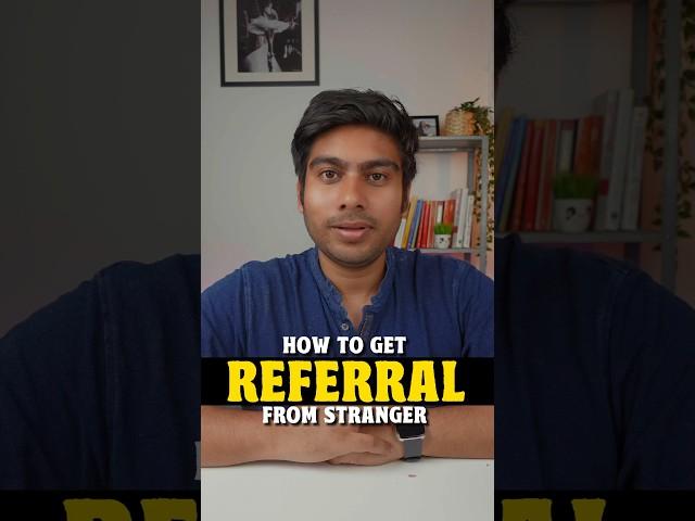 How to get job #referral through #LinkedIn? #shorts