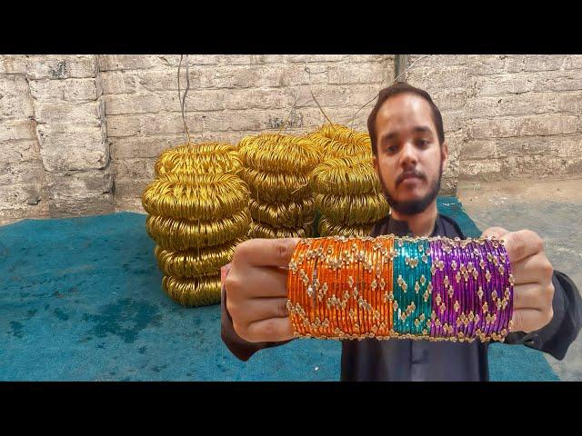 Amazing Process Of Making Metal Bangels|Factory Manufacturing Process |