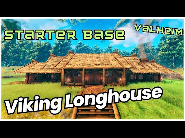 Stunning Viking Longhouse Build In Valheim | Ultimate Starter House Design