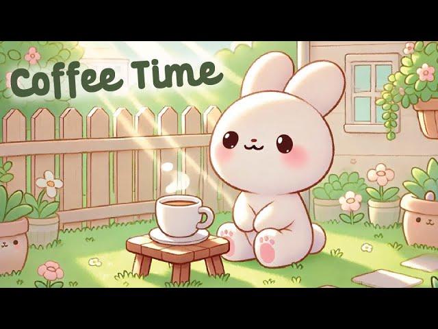 Coffee Time Lofi  1 Hour Cafe Song  Morning Chill  cute & relaxing music  Make Your Day Better