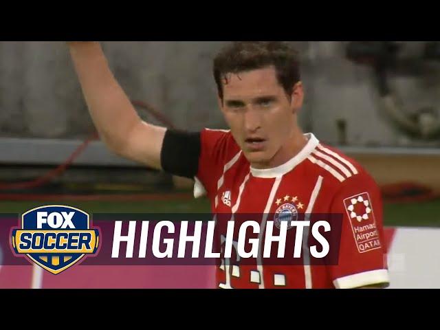 Niklas Süle scores first goal of the season for Bayern Munich | 2017-18 Bundesliga Highlights