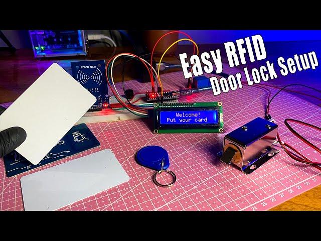 Make Your Own RFID Door Lock System with Arduino Nano – Complete Project! #rfid #door